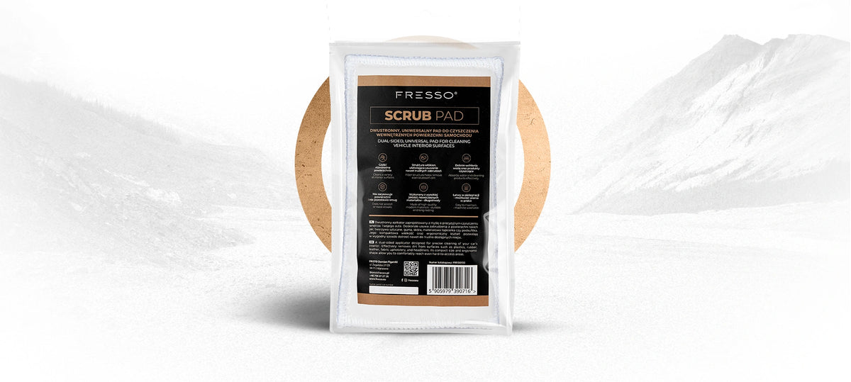 Fresso Scrub Pad oboustranný mikrovláknový pad na čištění interiéru