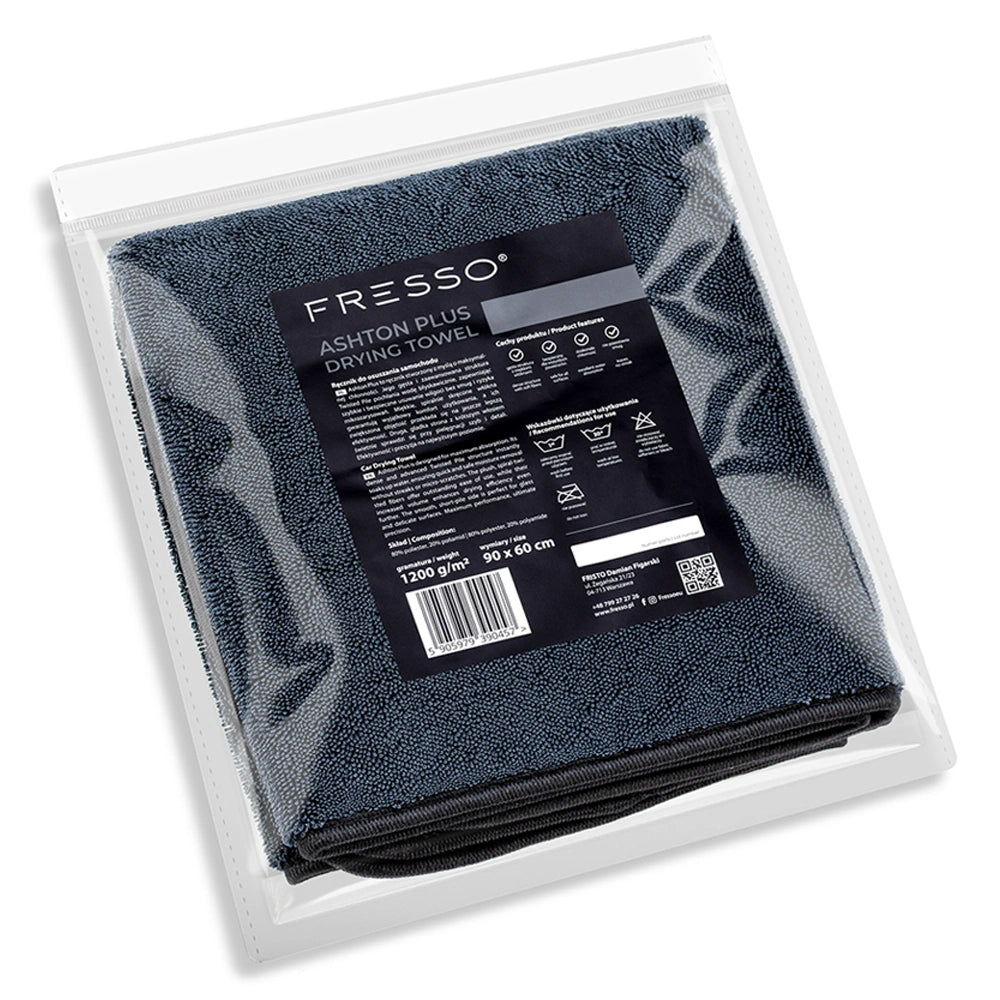 Ashton Plus Drying Towel 90 x 60 - premium, ultra chłonny ręcznik 1200 GSM z włóknami Twisted Pile