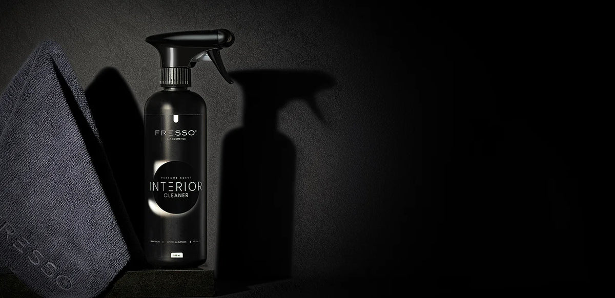Fresso Interior Cleaner při čištění interiéru automobilu