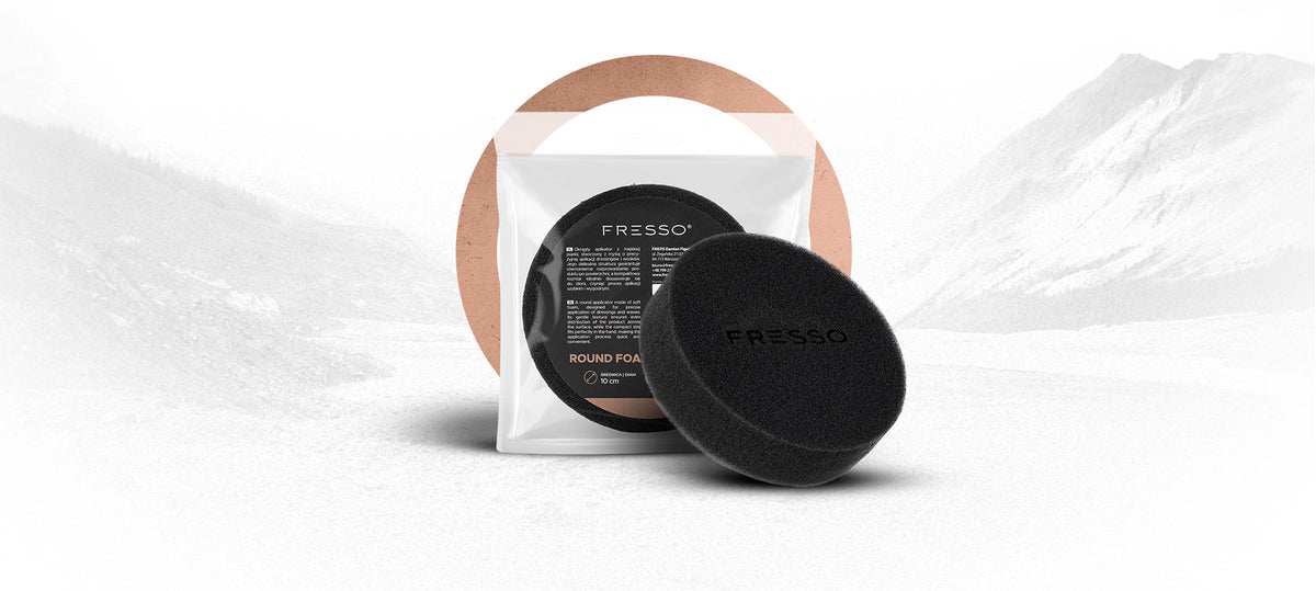 Fresso Round Foam Applicator – pěnový aplikátor a balení