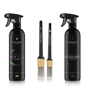 Fresso wheel and tire cleaning kit