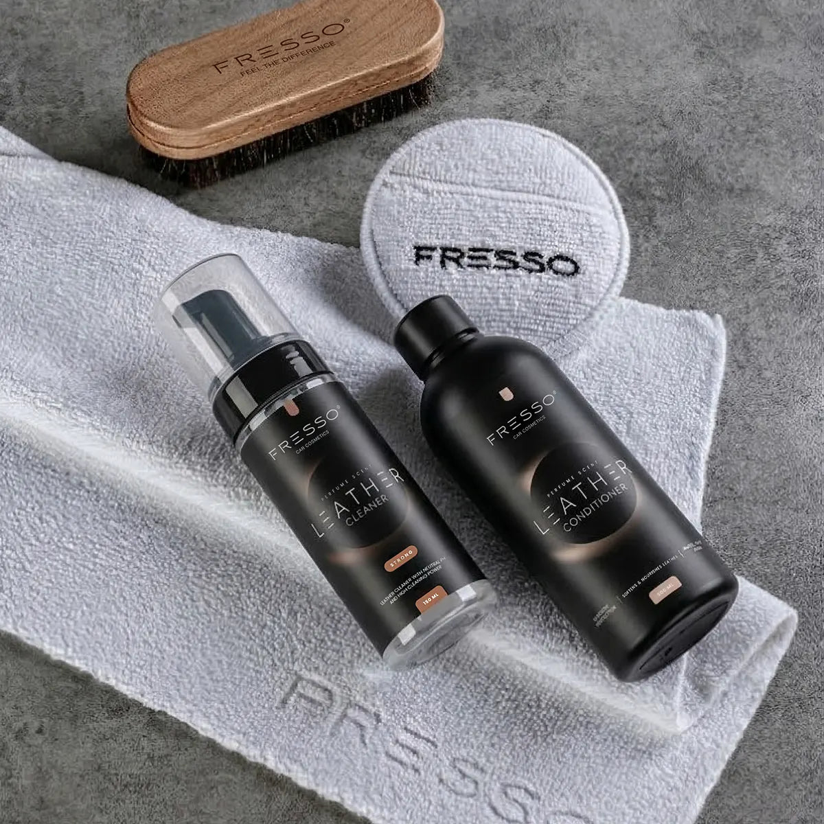 Fresso Leather Kit kompletní sada na péči o kožené čalounění